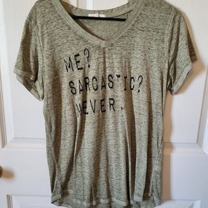Maurices green tshirt